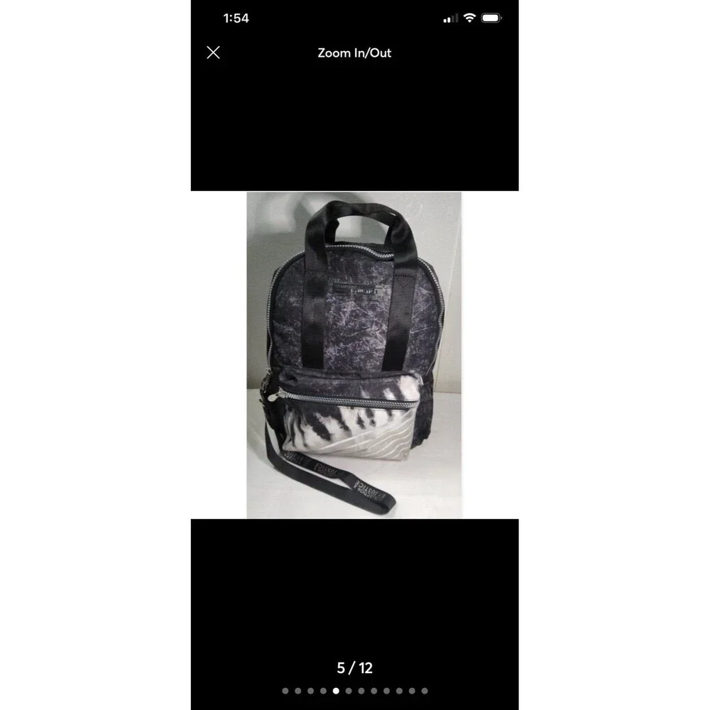 Justice Bookbag Set Collect X Set of 3 Tie Dye Silver lunch box bottle NWOT